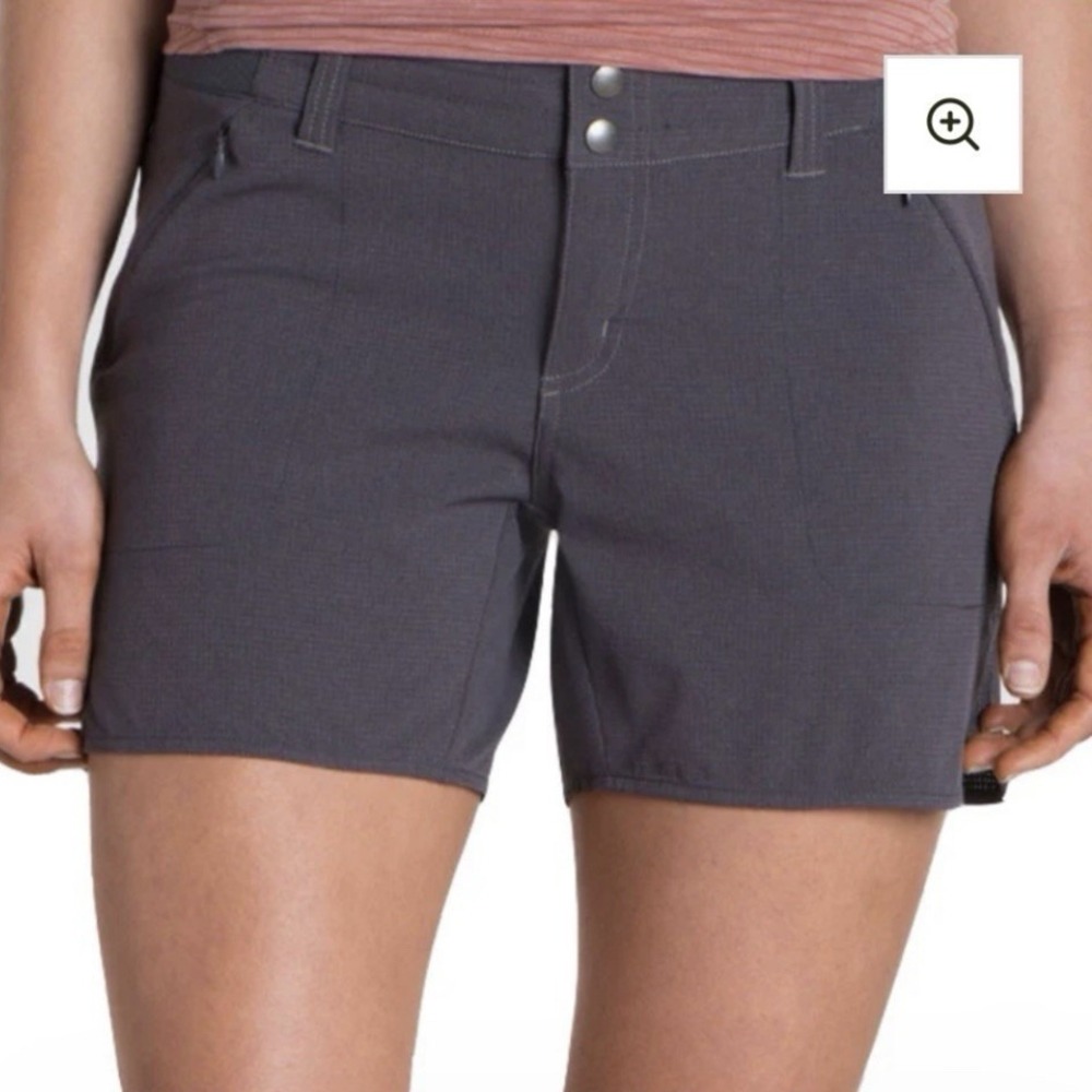 Kuhl - Active Strattus 5" Hiking Shorts, Charcoal Gray Carbon - Size 14